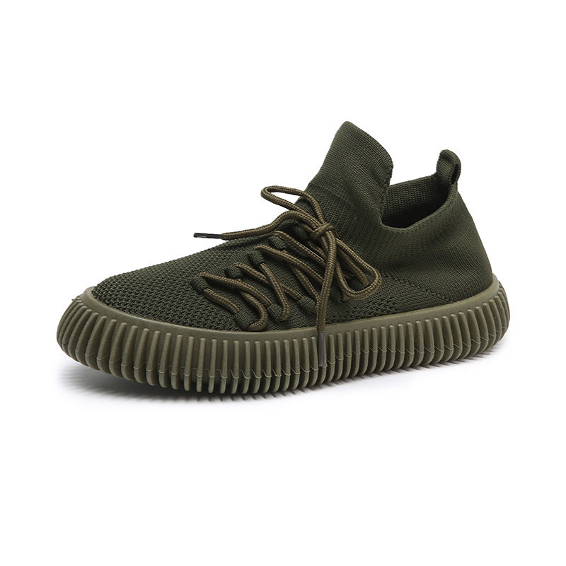 Net Face Casual Shoes Lace-up Sneakers Student Shoe Tide