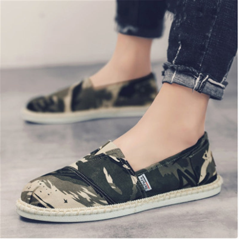 Fisherman linen canvas shoes