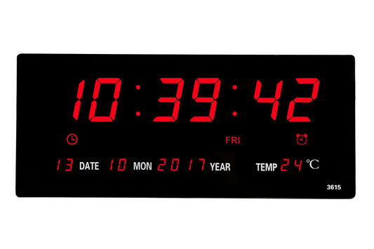 Simple Clock Large Digital LED Electronic Clock