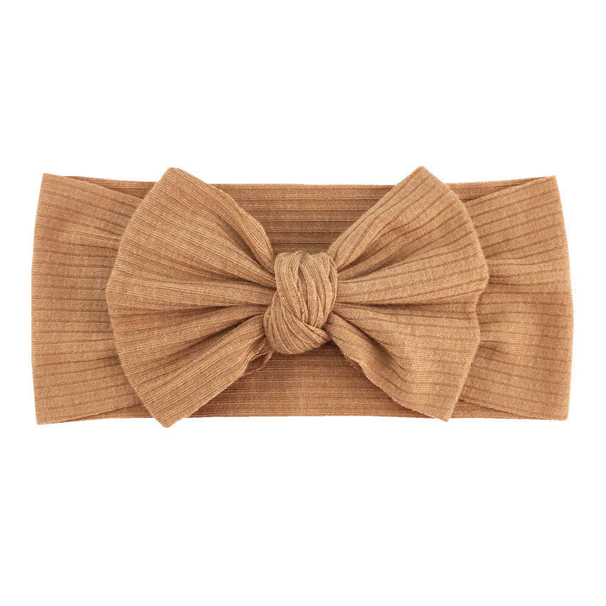 Baby Hair Band Thread Elastic Bow Hair Band