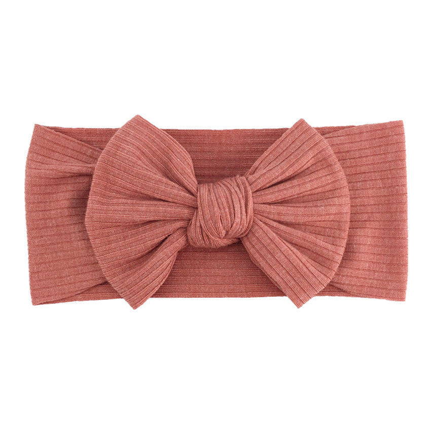 Baby Hair Band Thread Elastic Bow Hair Band