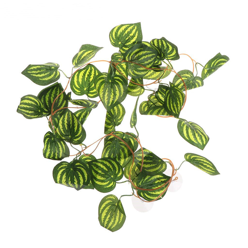Artificial Flower Rattan Ivy Vines Green Leaves Green Plants Wall Hanging Pet Decoration Hanging Leaves