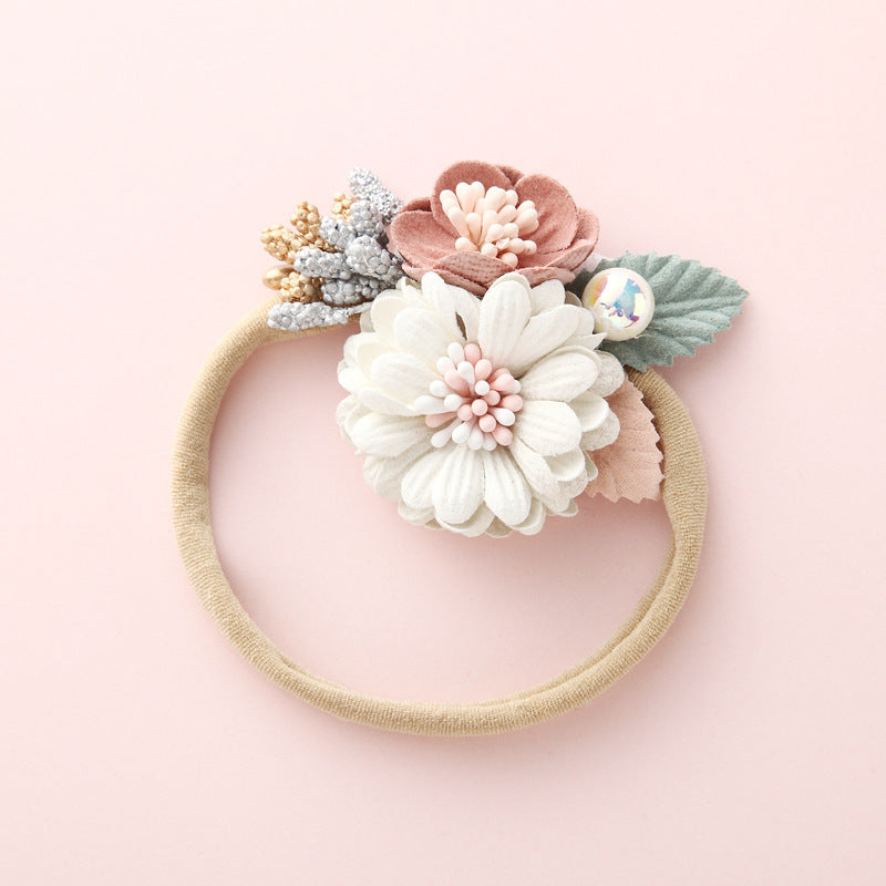 Children's Hair Band With Pearl Hair Band