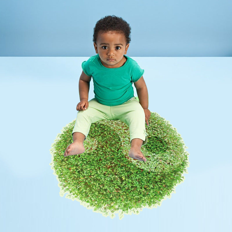 QT-0220 DIY Wall Sticker Green Grass Tai Chi Pattern floor-coverings Wallpapers Art Mural Waterproof Wall Stickers Home Decor