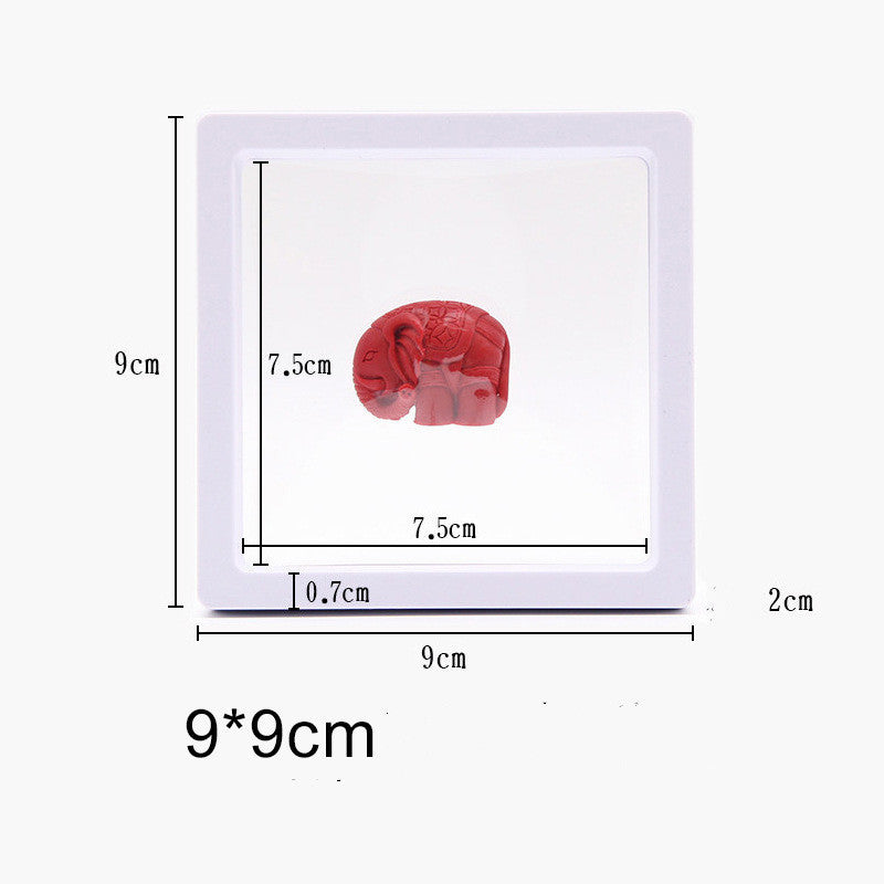 Suspended Case 3D Floating Display Frame Holder Box Case Wth Stand