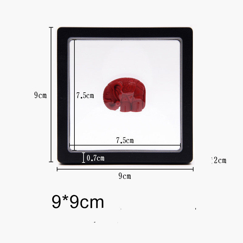 Suspended Case 3D Floating Display Frame Holder Box Case Wth Stand