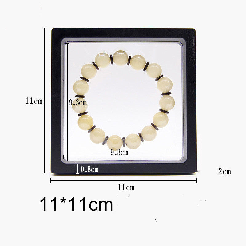 Suspended Case 3D Floating Display Frame Holder Box Case Wth Stand