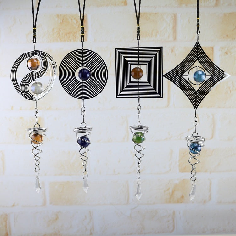Home Decoration Creative Rotating Metal Wind Chimes