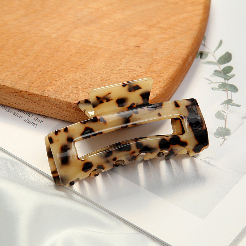 Acetate Hair Accessory Clip Leopard Print European And American Hair Clip