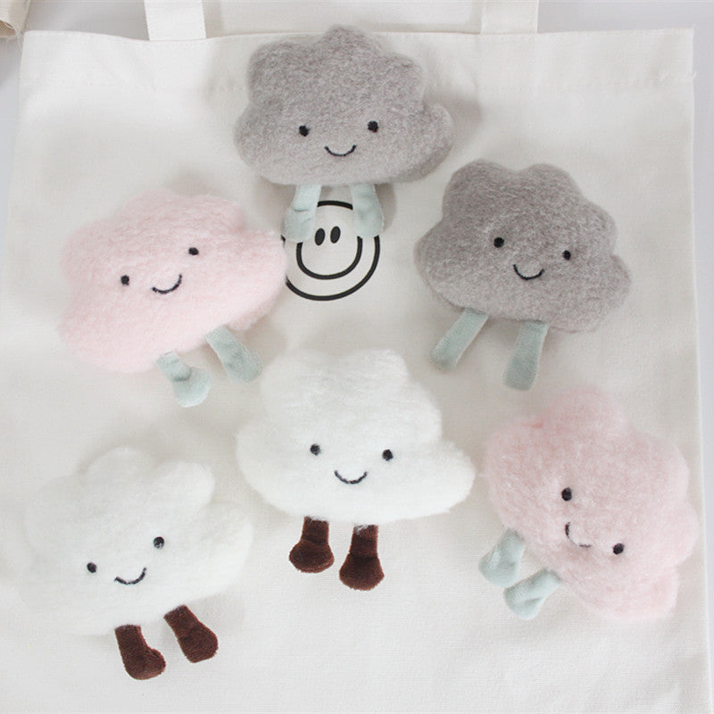 Plush Cute Big Cloud Brooch Japanese Creative White Cloud
