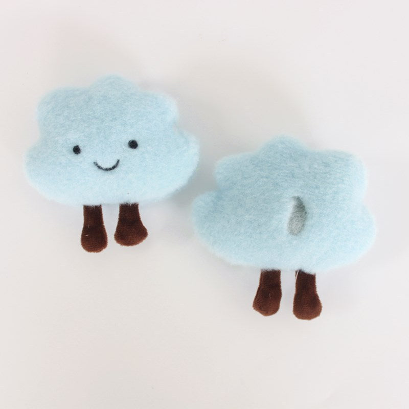 Plush Cute Big Cloud Brooch Japanese Creative White Cloud