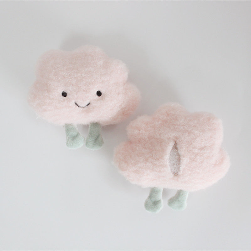 Plush Cute Big Cloud Brooch Japanese Creative White Cloud