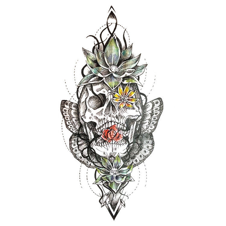 Waterproof Tattoo Sticker Symbol Totem Animal Text Small Half Arm Tattoo Sticker