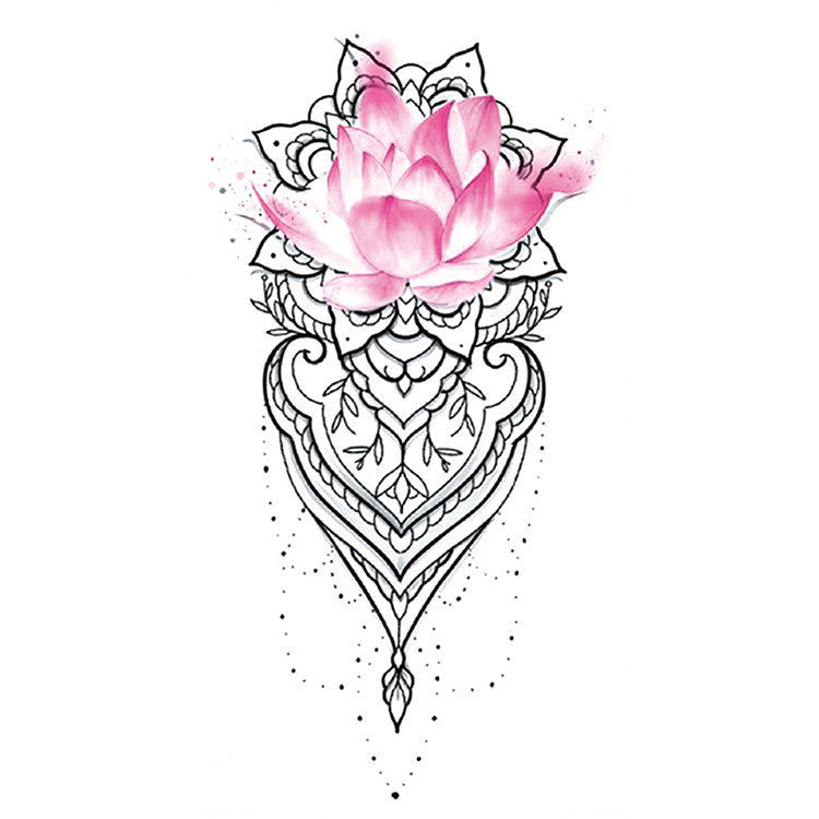 Waterproof Tattoo Sticker Symbol Totem Animal Text Small Half Arm Tattoo Sticker