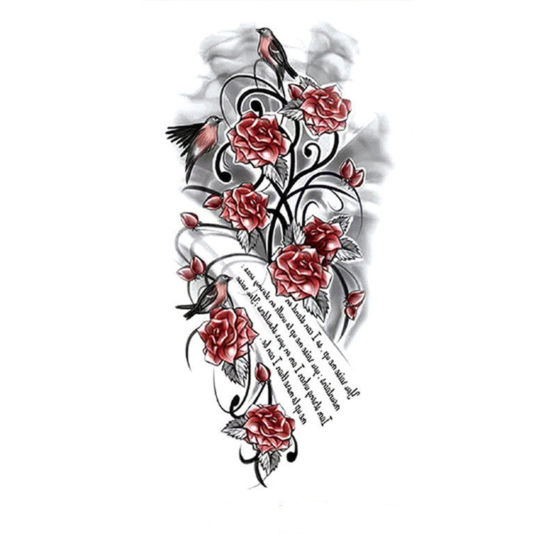 Waterproof Tattoo Sticker Symbol Totem Animal Text Small Half Arm Tattoo Sticker