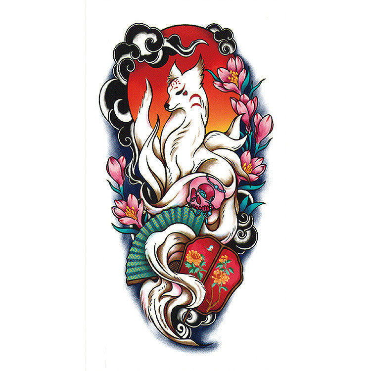 Waterproof Tattoo Sticker Symbol Totem Animal Text Small Half Arm Tattoo Sticker