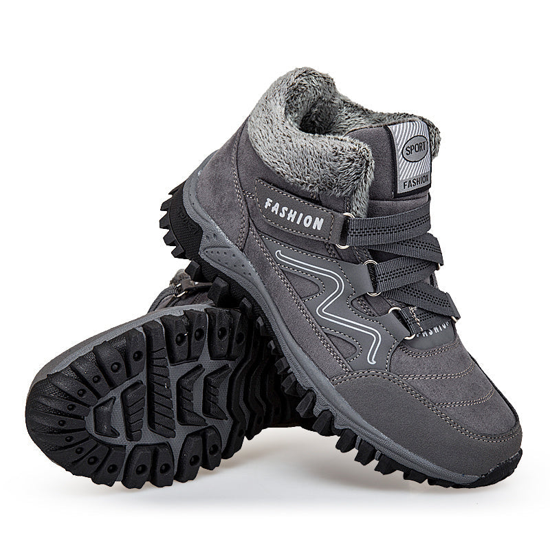 Outdoor Snow Plus Velvet Warm Women's Cotton Shoes