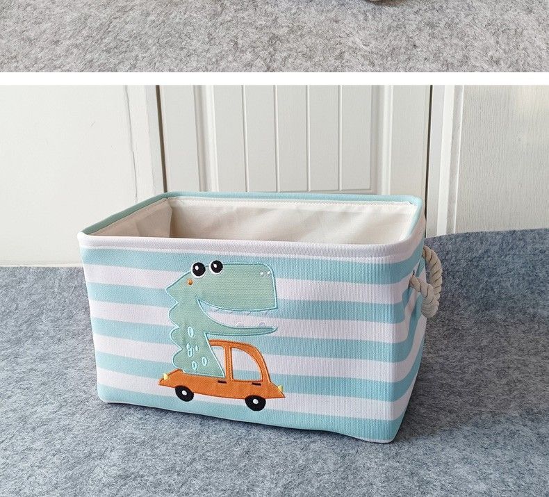 Cartoon Children's Cloth Toy Storage Basket Basket