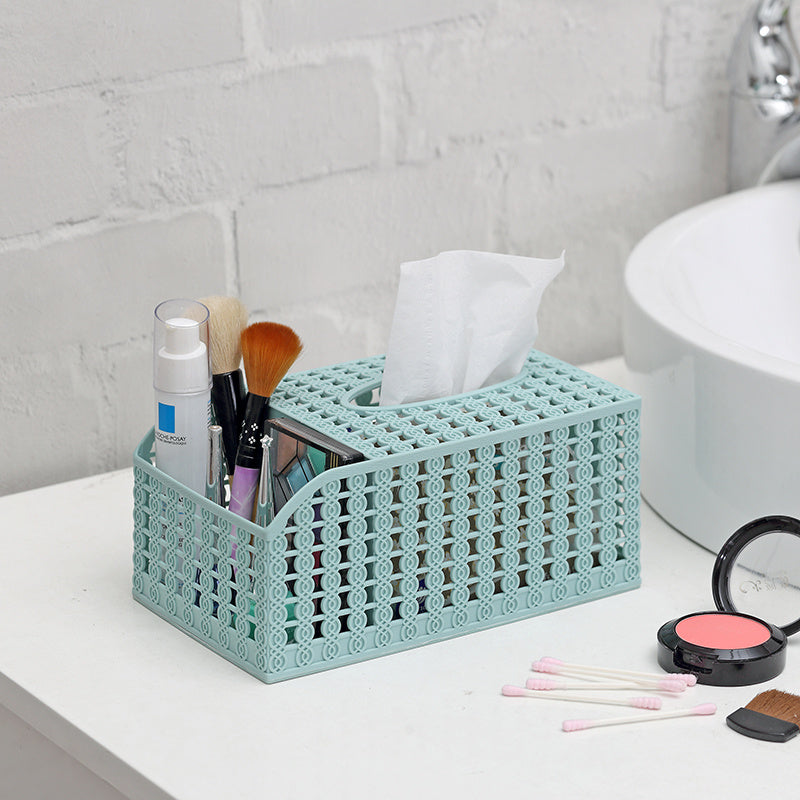 Tissue storage box for living room