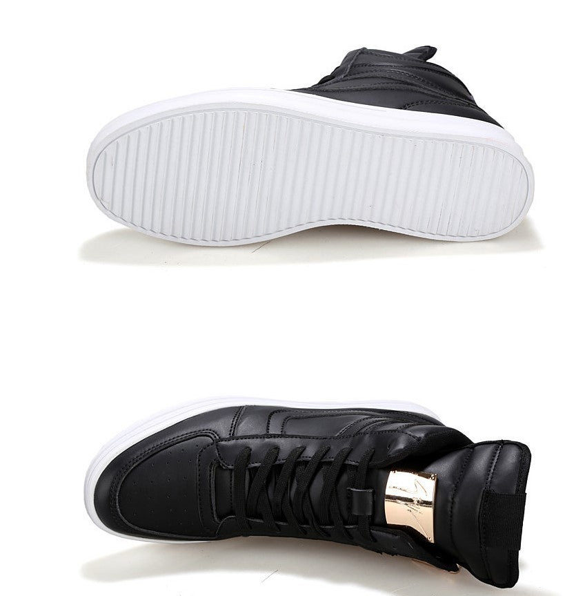 High-top shoes white shoes male Lazada shoes men's youth men's shoes winter shoes white shoes