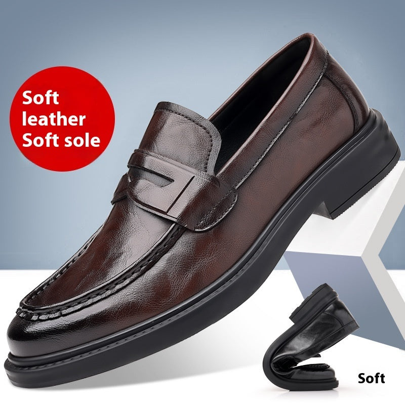 Men's All-match Breathable British Casual Leather Shoes