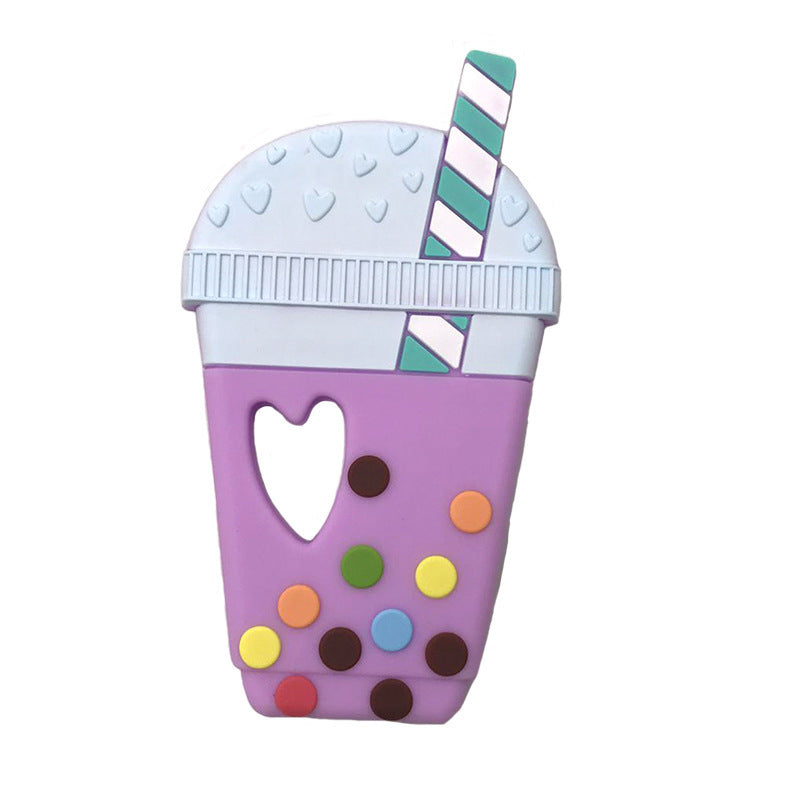 1pc Animal Series Teether Silicone Pendant Accessories Unicorn Raccoon Flamingos Teether