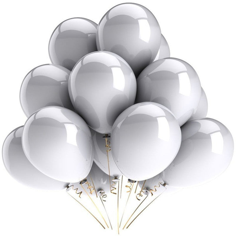 20pcs Old White Latex Balloons