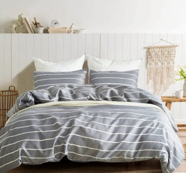 Amazon aliexpress standard size Hometextile bedding Tencel Quilt Set pillowcase three Suite