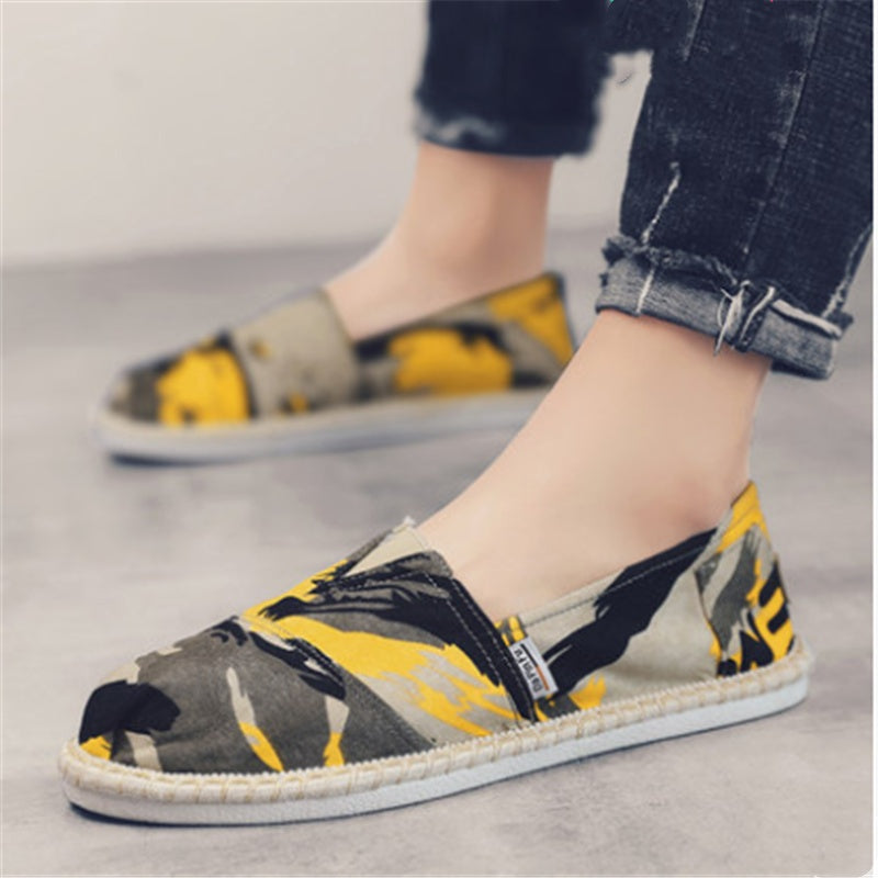 Fisherman linen canvas shoes