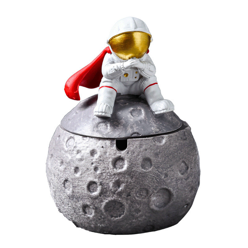 Cartoon astronaut ashtray