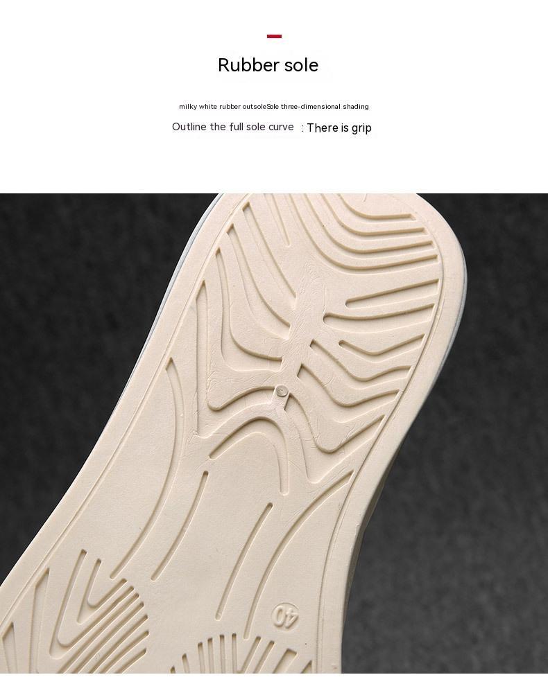 Korean Style Fashionable All-match White Shoes Men's Thin Casual Breathable Canvas Sneakers