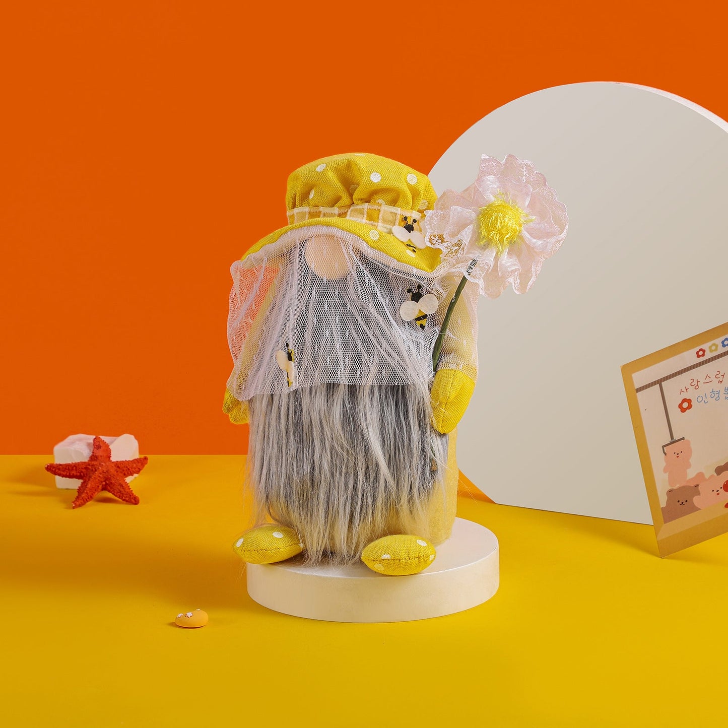 Home Decor Bee Faceless Doll Ornament