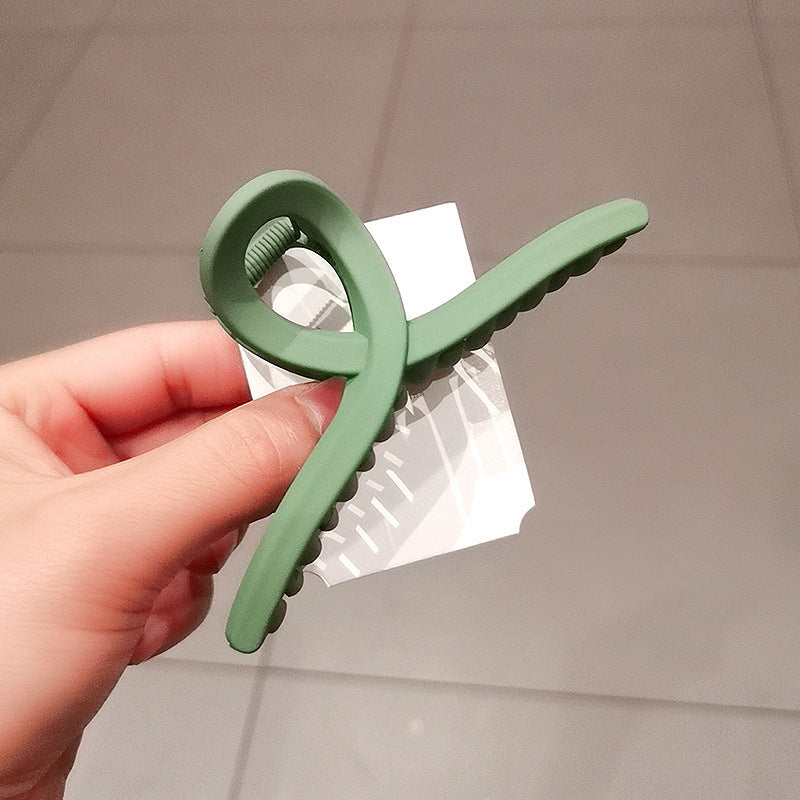 Frosted Clip Large Hair Clip Back Head Hair Clip Female Temperament Plate Hair Clip