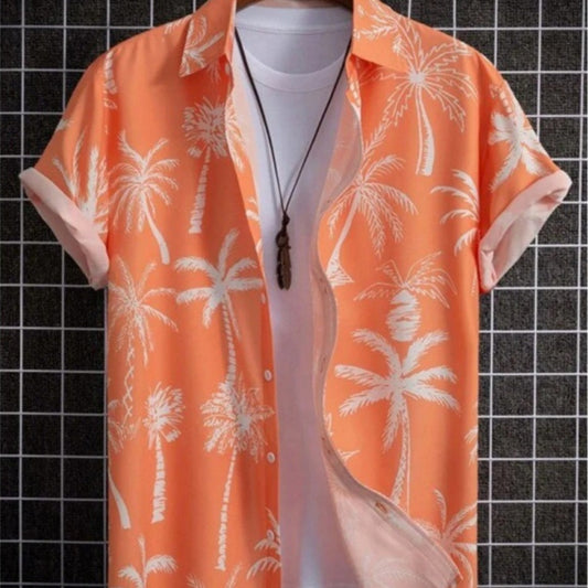 Hawaii Beach 3D Printed Shirt Short Sleeve