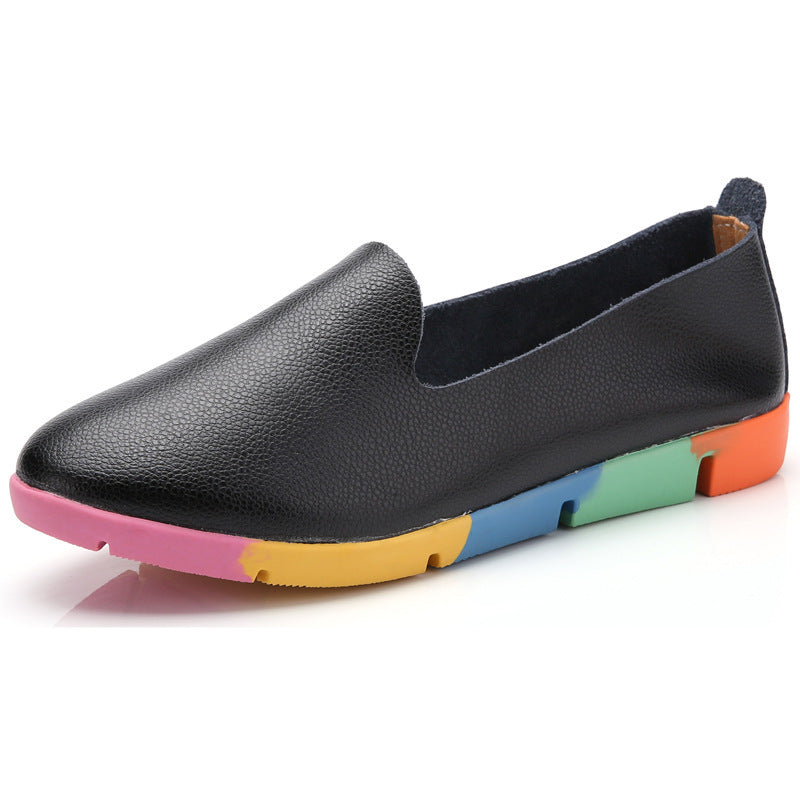 Pointed Shallow Mouth Summer Flat Sole Single Shoe Female