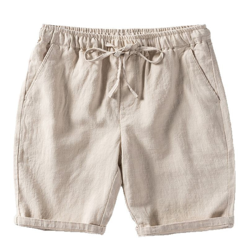 Summer Thin Baggy Straight Trousers Men's