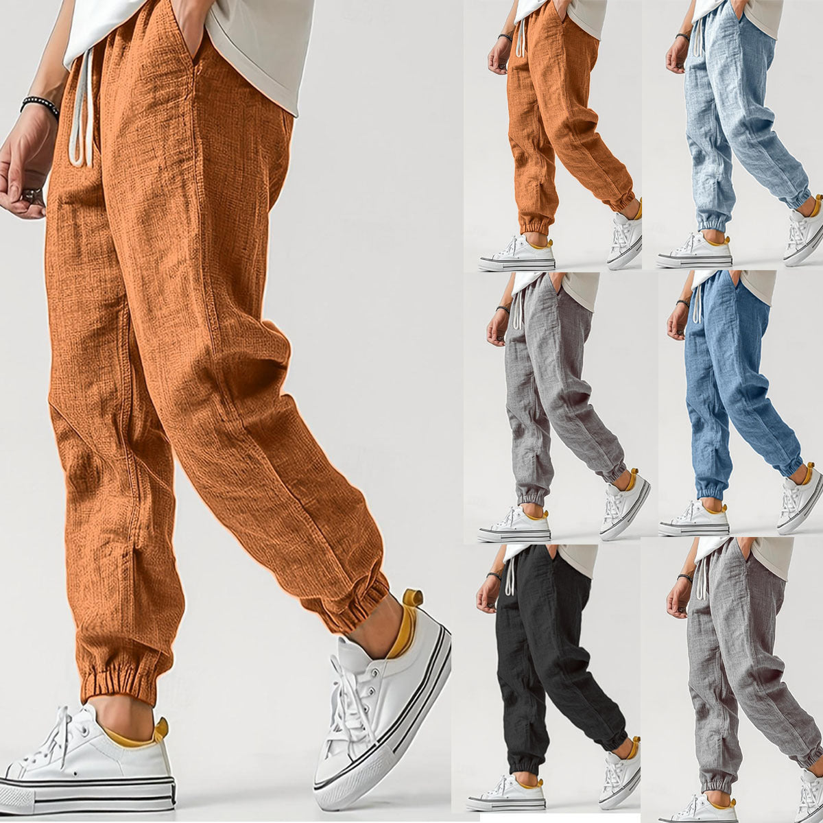 Outdoor Slim-fitting Ankle-tied Pants Sports Pants