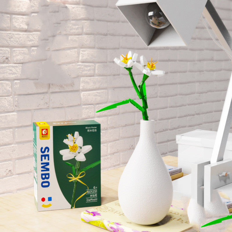 Bouquet Assembled Puzzle Building Block Toy