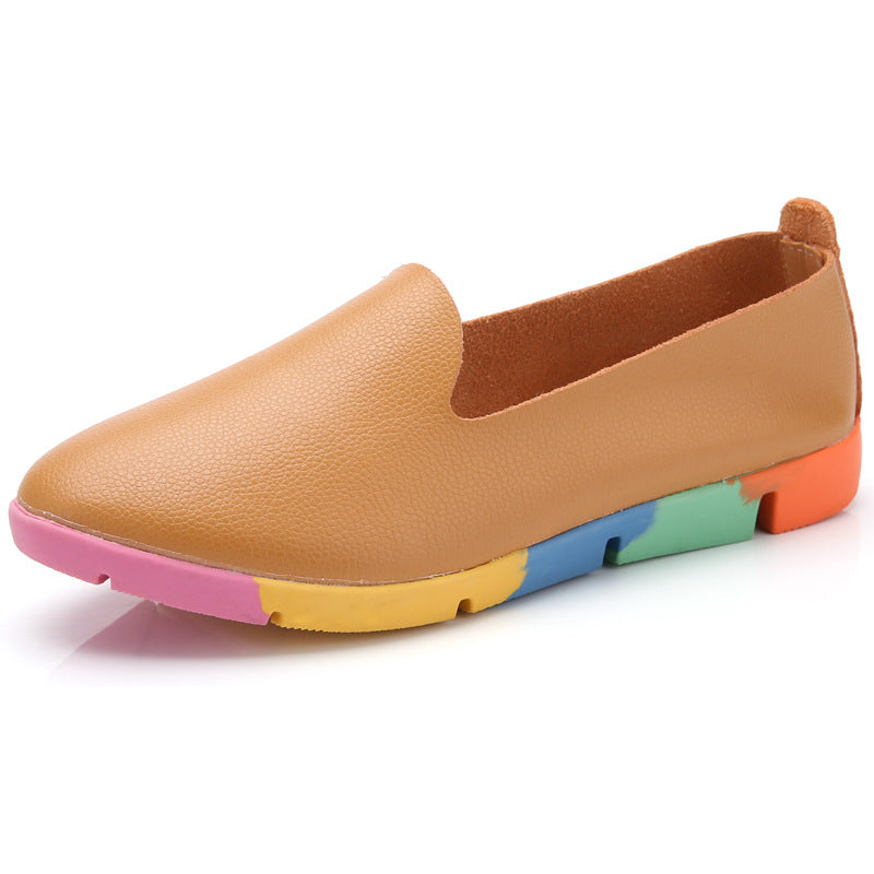Pointed Shallow Mouth Summer Flat Sole Single Shoe Female