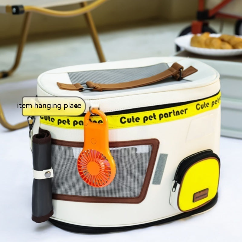 Space Capsule Cat Cage Breathable Portable Large Capacity Pet Bag
