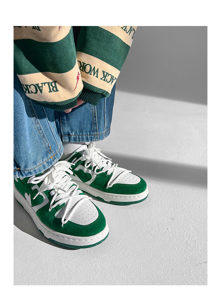 Love Sneakers Boy Korean Style Versatile Special-interest Design Couple Sports Hong Kong Style Shoes