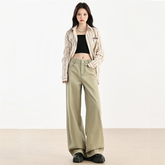 Fashion Women's Loose Straight Long Pants