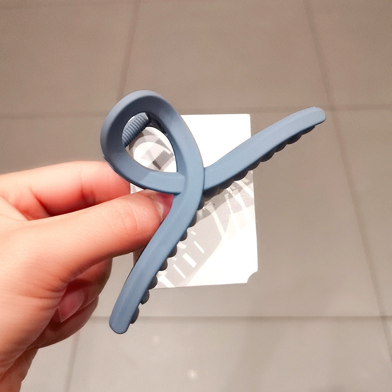 Frosted Clip Large Hair Clip Back Head Hair Clip Female Temperament Plate Hair Clip