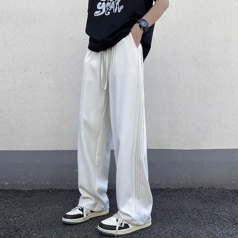 Loose Straight Wide-leg Pants For Men And Women