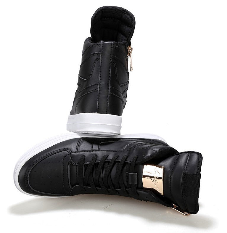 High-top shoes white shoes male Lazada shoes men's youth men's shoes winter shoes white shoes