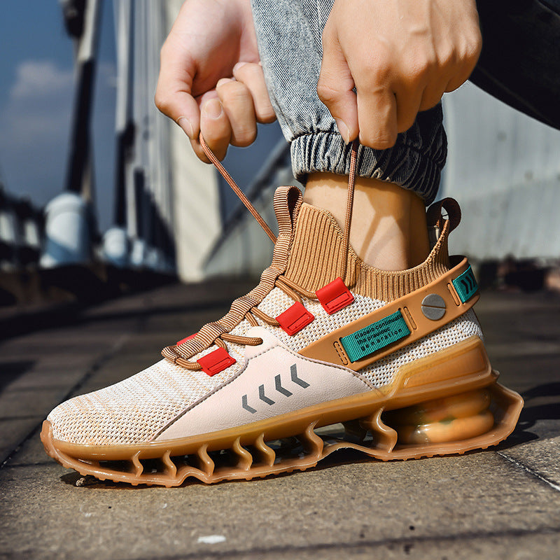 Blade flying woven men's shoes soldier sports shoes