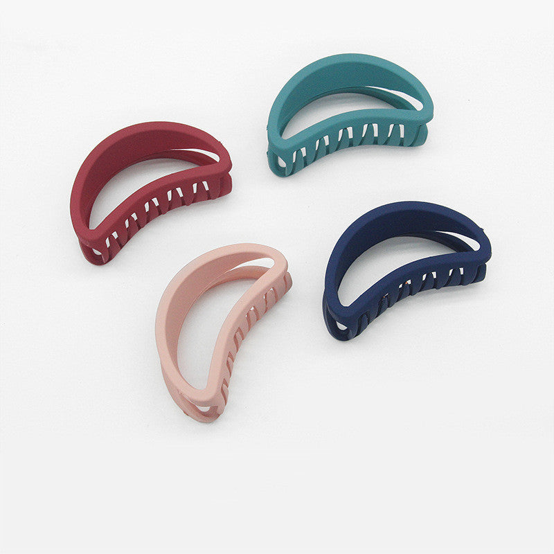 Acrylic frosted hair gripping clip paw hair clip