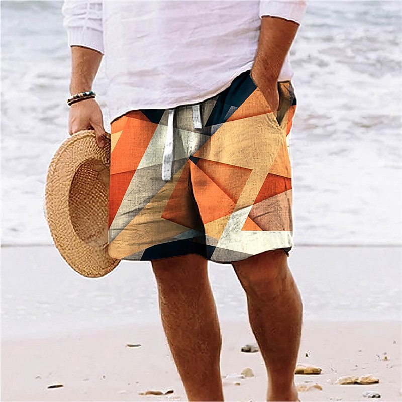 Fashion Individual Breathable Beach Men's Shorts