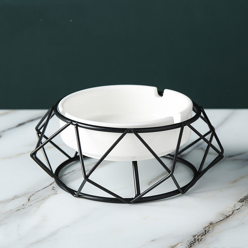 Nordic Wind Ceramic Ashtray Lovely Small Home Furnishings