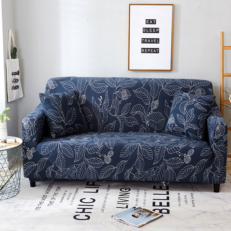 Printed stretch sofa cover